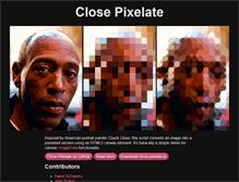Tablet Screenshot of close-pixelate.desandro.com